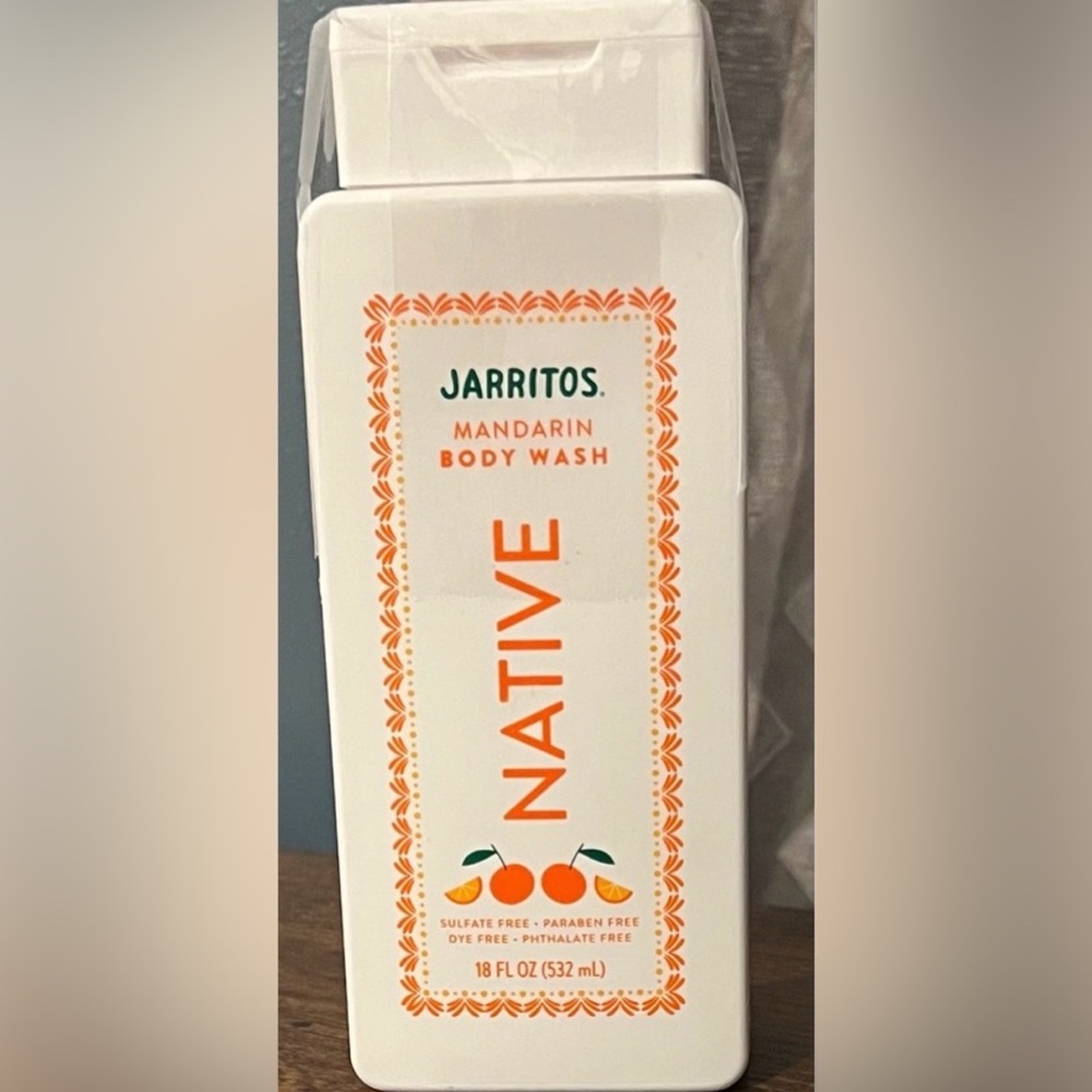 Native Limited Edition Jarritos Mandarin Scented Body Wash Full Size 18 Ounces